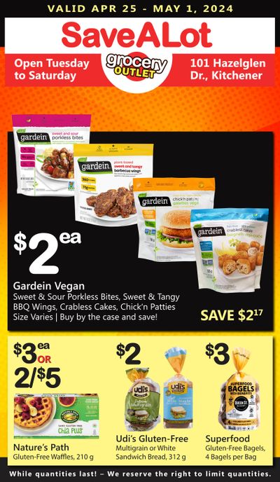 SaveALot Grocery Outlet Flyer April 25 to May 1