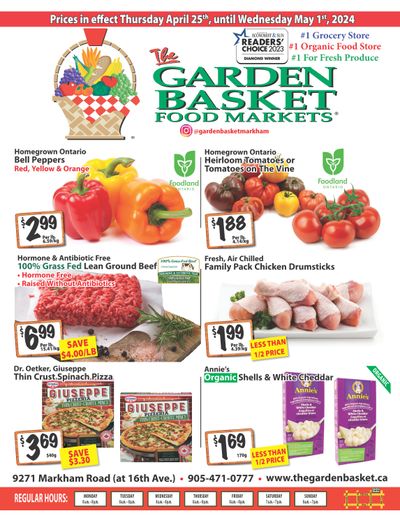 The Garden Basket Flyer April 25 to May 1