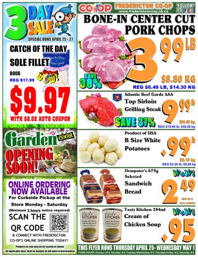 Fredericton Co-op Flyer April 25 to May 1