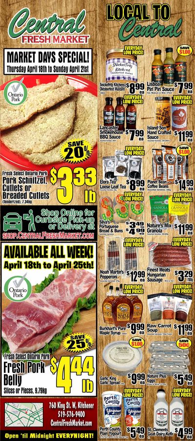 Central Fresh Market Flyer April 25 to May 2