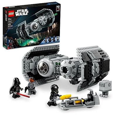 LEGO Star Wars TIE Bomber Model Building Kit, Star Wars Toy Starfighter with Gonk Droid Figure, Darth Vader Minifigure and Lightsaber, Collectible Star Wars Gift for 9 Year Olds, 75347 $59.98 (Reg $84.99)
