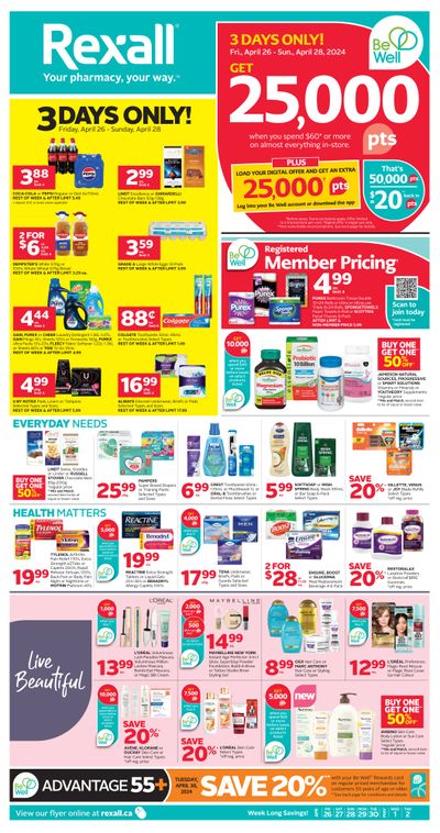 Rexall (AB) Flyer April 26 to May 2