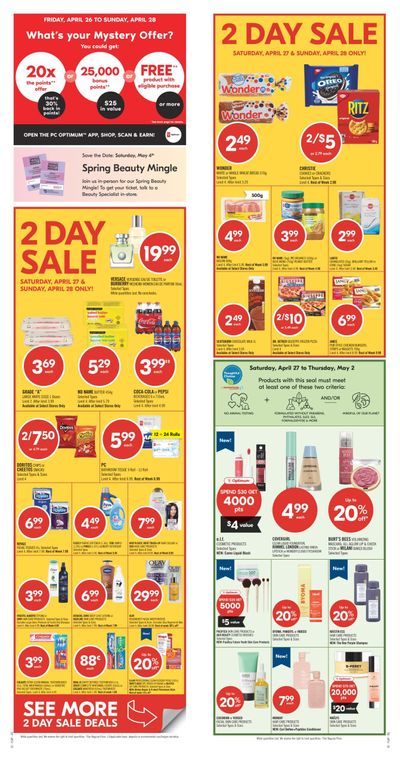 Shoppers Drug Mart (Atlantic) Flyer April 27 to May 2