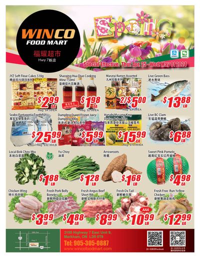 WinCo Food Mart (HWY 7) Flyer April 25 to May 1