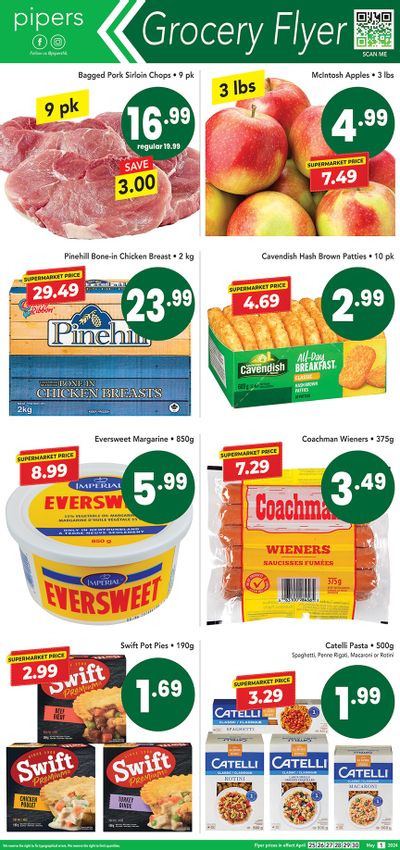 Pipers Superstore Flyer April 25 to May 1
