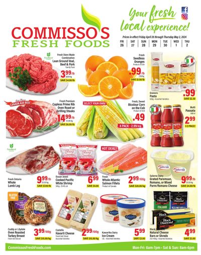 Commisso's Fresh Foods Flyer April 26 to May 2