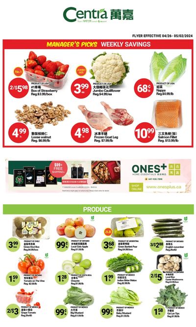 Centra Foods (Aurora) Flyer April 26 to May 2