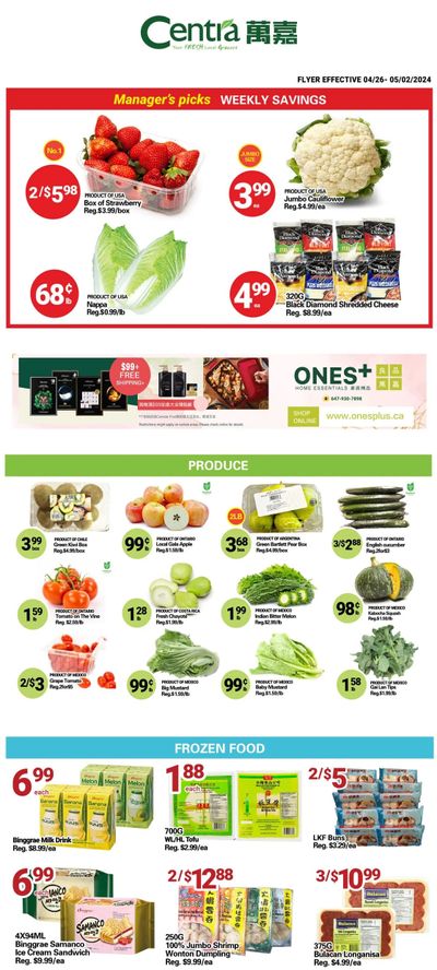 Centra Foods (Barrie) Flyer April 26 to May 2