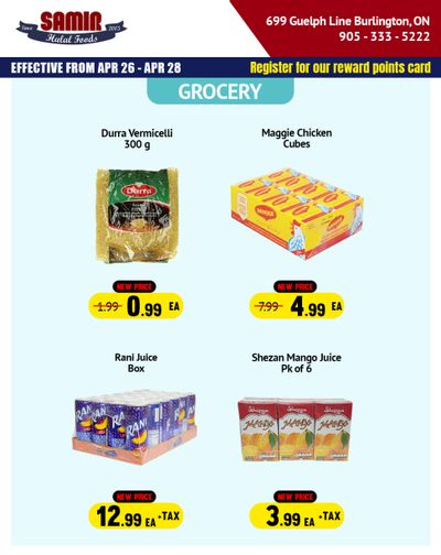 Samir Supermarket Flyer April 26 to 28