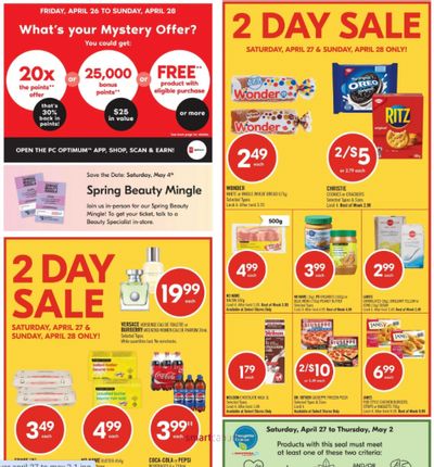 Shoppers Drug Mart Canada: Mystery Offer April 26th – 28th