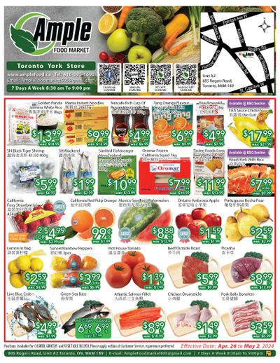 Ample Food Market (North York) Flyer April 26 to May 2