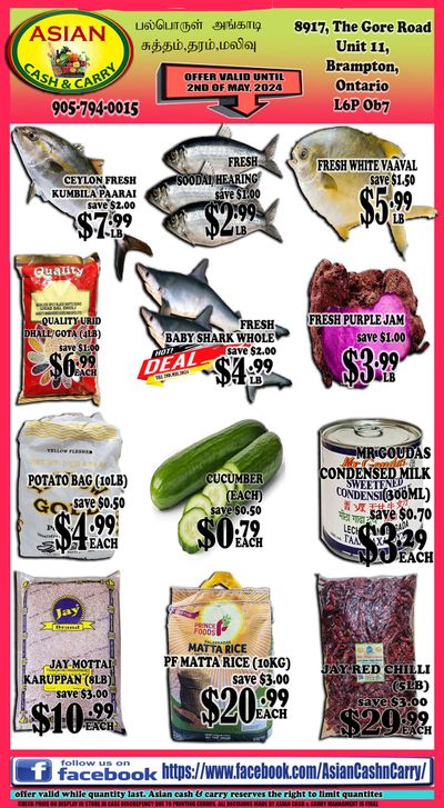 Asian Cash & Carry Flyer April 26 to May 2