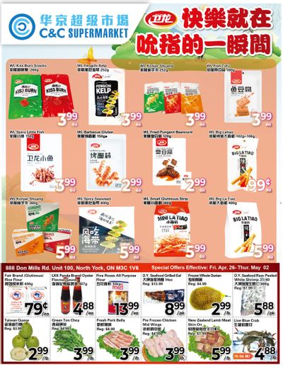 C&C Supermarket Flyer April 26 to May 2