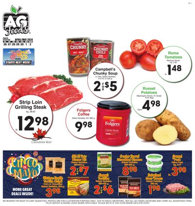 AG Foods Flyer April 26 to May 2