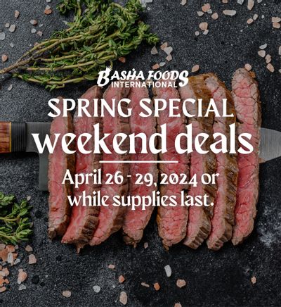 Basha Foods International Weekend Deals Flyer April 26 to 29