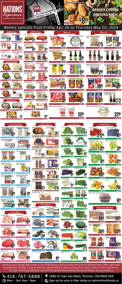 Nations Fresh Foods (Toronto) Flyer April 26 to May 2