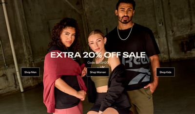 Reebok Canada Sale On Sale: Save an Extra 20% On Sale Using Promo Code