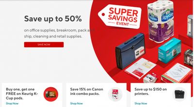 Staples Canada Weekly Deals: Buy 1, Get 1 FREE Keurig K‑cups, Save up to 50% Off Office Supplies + More