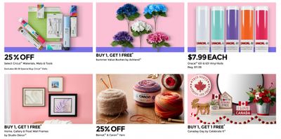 Michaels Canada Weekly Deals + Coupons