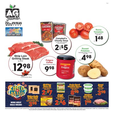 AG Foods Flyer April 28 to May 4