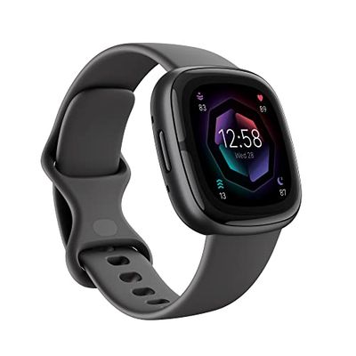 Fitbit Sense 2 Advanced Health and Fitness Smartwatch with Tools To Manage Stress and Sleep, Ecg App, Spo2, 24/7 Heart Rate and Gps, Shadow Grey/Graphite, One Size (S and L Bands Included) $268.98 (Reg $329.95)