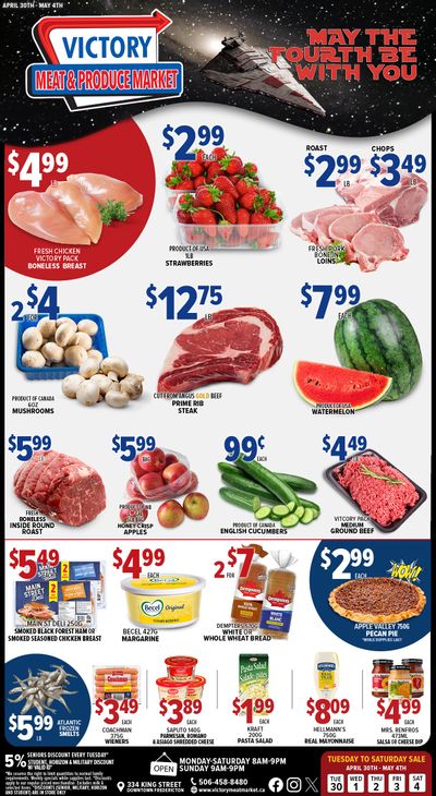 Victory Meat Market Flyer April 30 to May 6