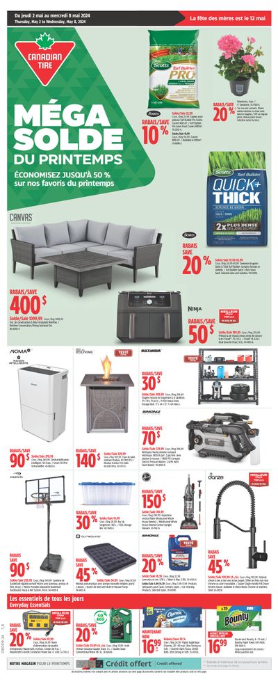 Canadian Tire (QC) Flyer May 2 to 8