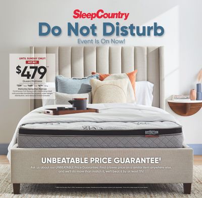 Sleep Country Flyer May 1 to 5