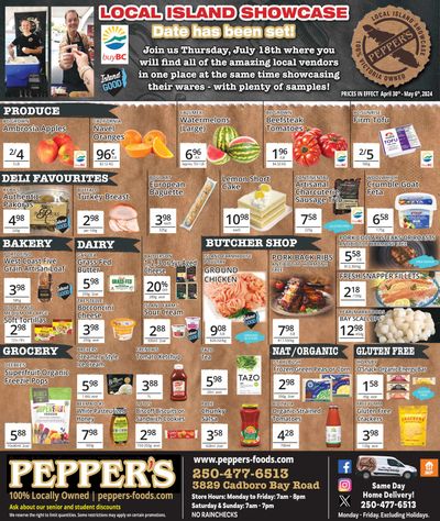 Pepper's Foods Flyer April 30 to May 6