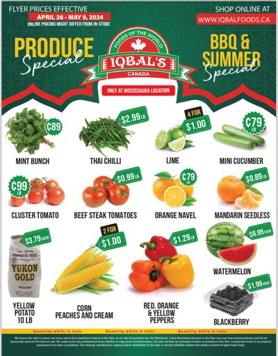Iqbal Foods (Mississauga) Flyer April 26 to May 9