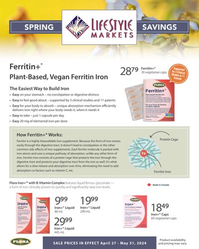 Lifestyle Markets Flora Spring Savings Flyer April 27 to May 31