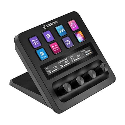 Elgato Stream Deck +, Audio Mixer, Production Console and Studio Controller for Content Creators, Streaming, Gaming, with Customizable Touch Strip dials and LCD Keys, Works with Mac and PC $239.99 (Reg $269.99)