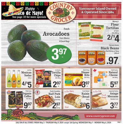 Country Grocer (Salt Spring) Flyer May 1 to 6