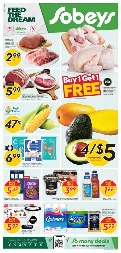 Sobeys (ON) Flyer May 2 to 8
