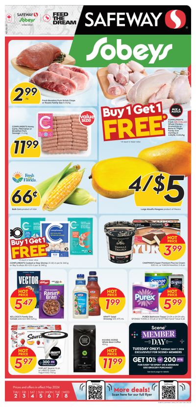 Sobeys/Safeway (SK & MB) Flyer May 2 to 8