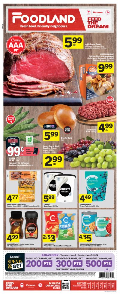 Foodland (ON) Flyer May 2 to 8