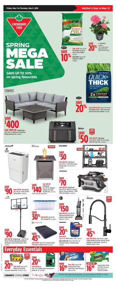 Canadian Tire (ON) Flyer May 3 to 9