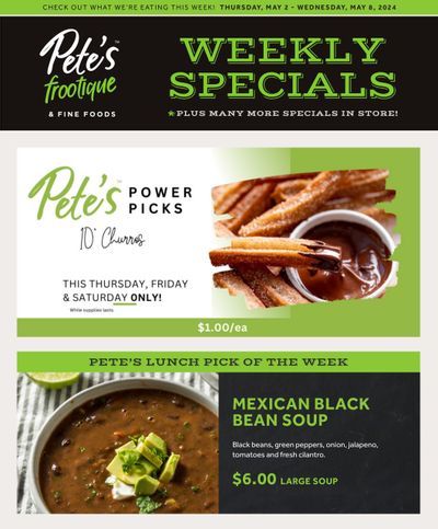 Pete's Fine Foods Flyer May 2 to 8