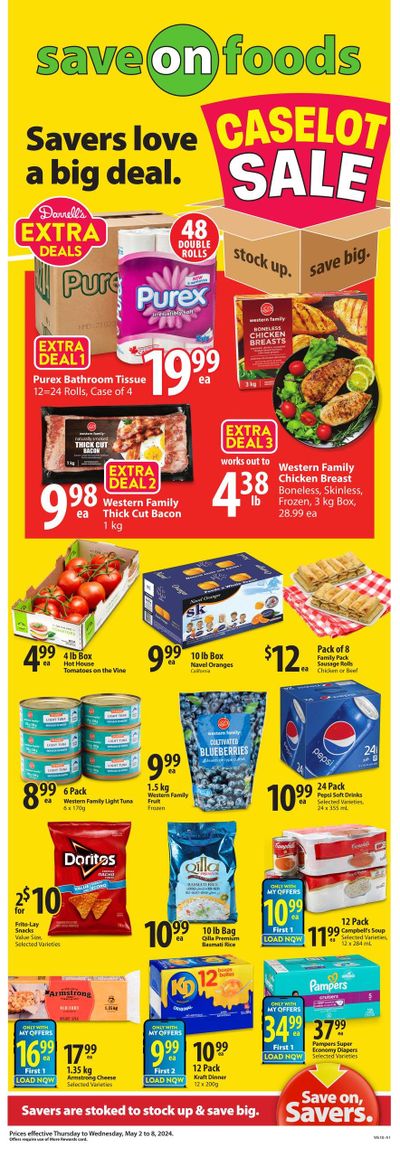 Save On Foods (BC) Flyer May 2 to 8