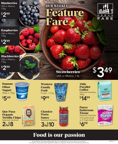 Urban Fare Flyer May 2 to 8
