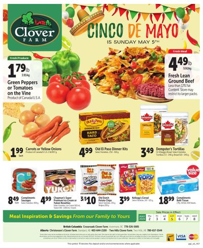 Clover Farm (West) Flyer May 2 to 8