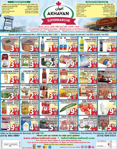 Akhavan Supermarche Flyer May 1 to 7