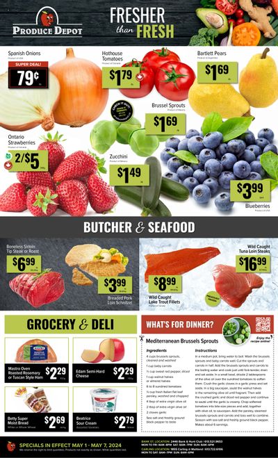 Produce Depot Flyer May 1 to 7