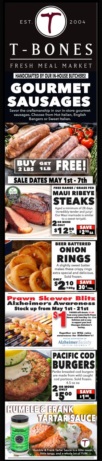 T-Bone's Flyer May 1 to 7