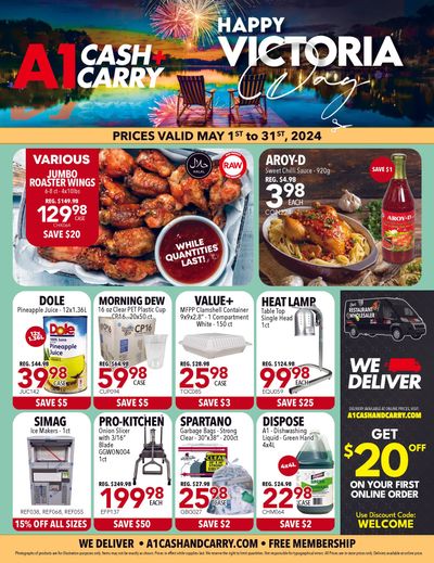 A-1 Cash and Carry Flyer May 1 to 31