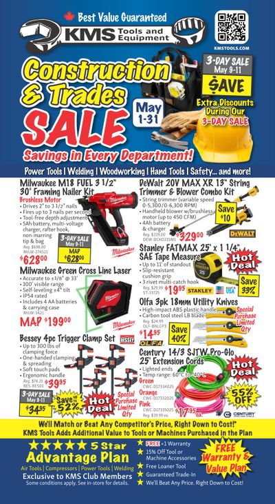 KMS Tools and Equipment Flyer May 1 to 31