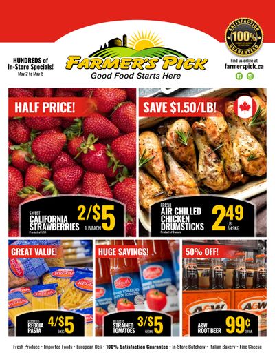 Farmer's Pick Flyer May 2 to 8