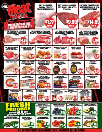 M.R. Meat Market Flyer May 2 to 9