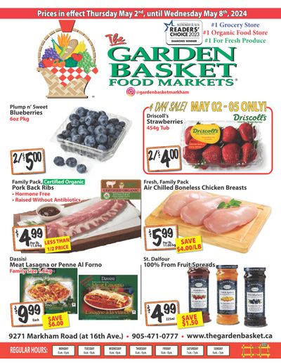 The Garden Basket Flyer May 2 to 8