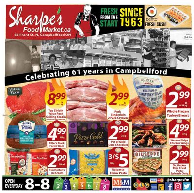 Sharpe's Food Market Flyer May 2 to 8